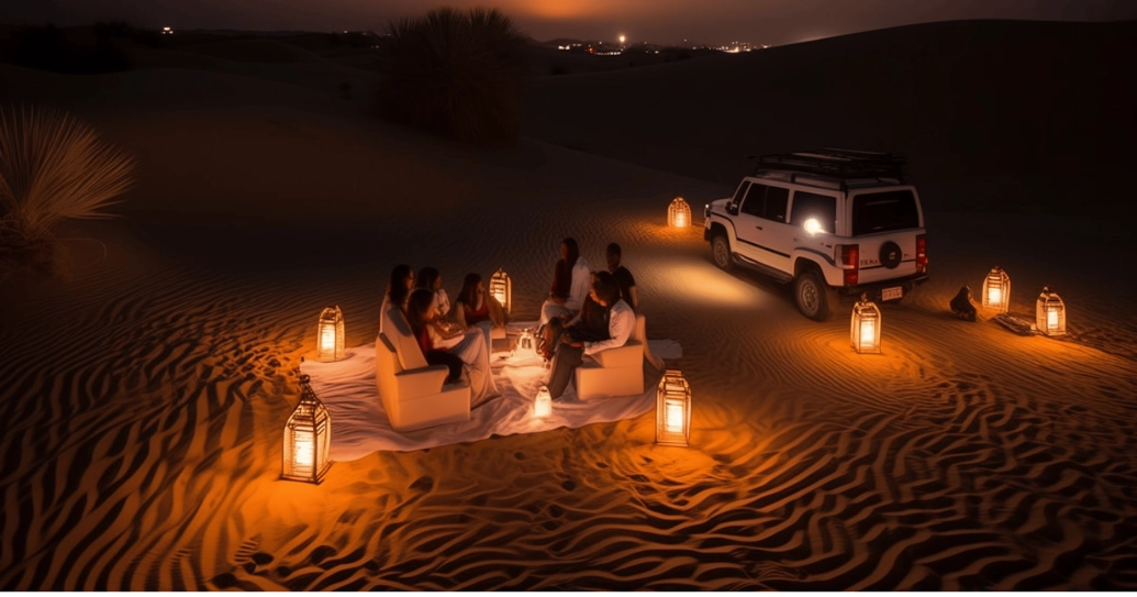 Overnight Safari Tour Scene - Dune Desert Tour