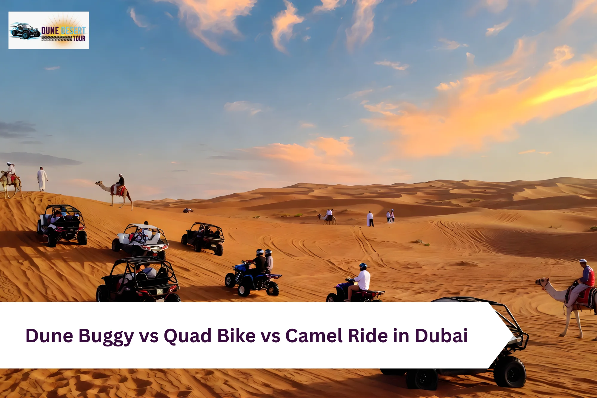 Dune Buggy vs Quad Bike vs Camel Ride in Dubai Which to Choose