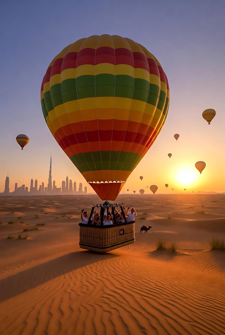 hot air ballon ride in dubai